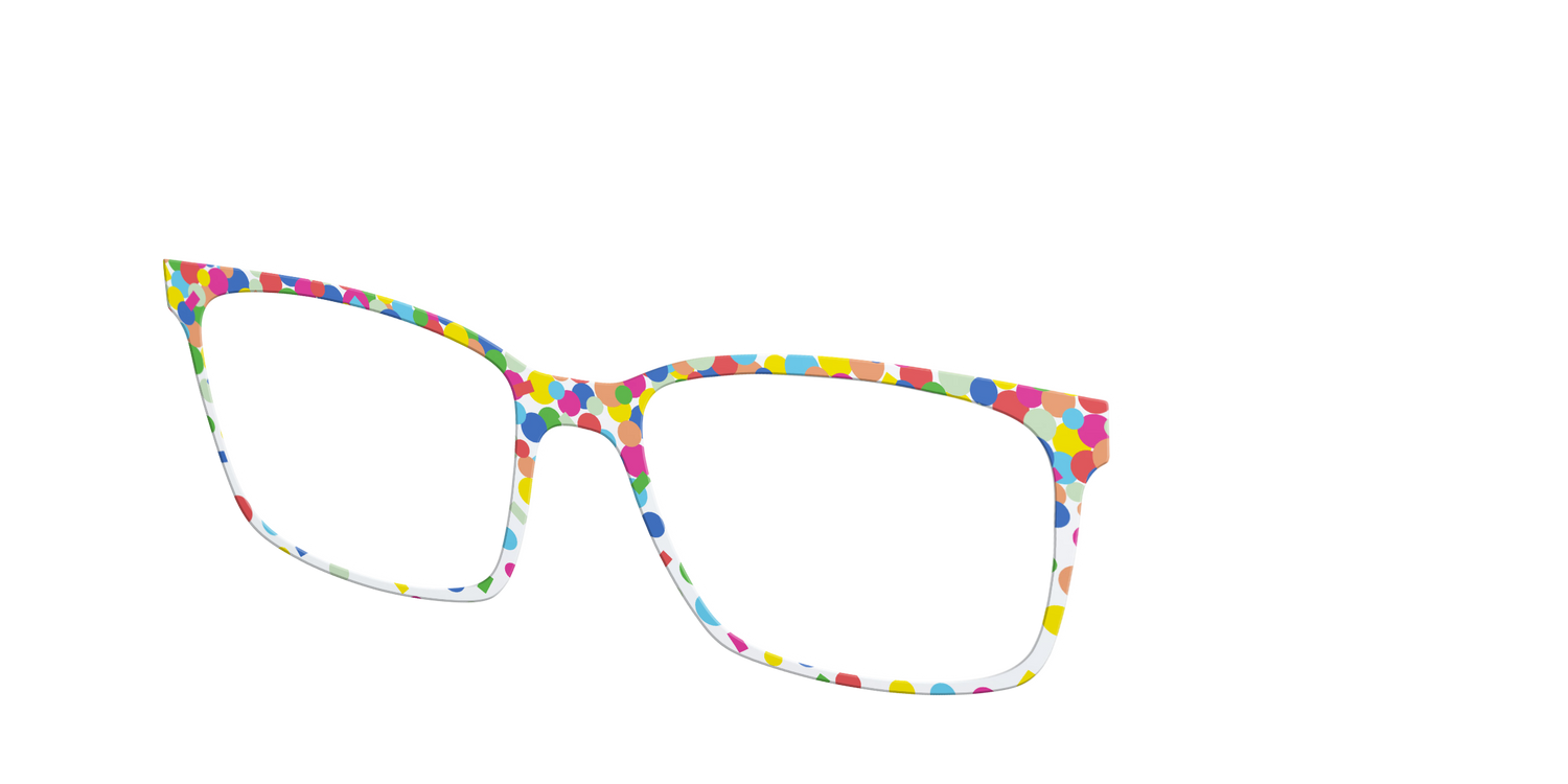The Confetti - Angle Top Image - Pair Eyewear