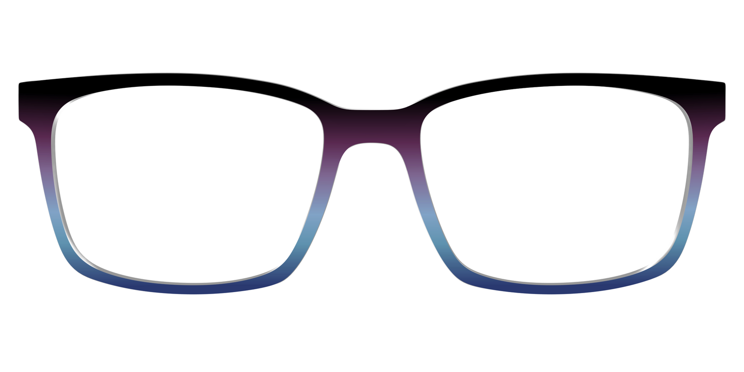 The Dark Magenta to Cerulean Gradient - Lifestyle Kirby Top Image - Pair Eyewear