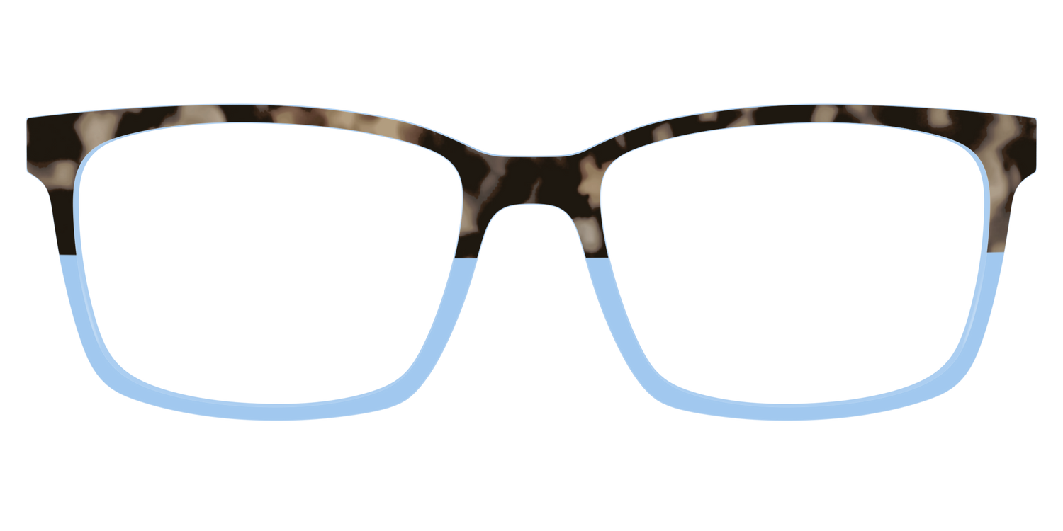 The Denim Tortoise Crystal Split - Lifestyle Kirby Top Image - Pair Eyewear