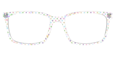 The Egg Polka Dot with Gold Foil Crystal - Front Top Thumbnail - Pair Eyewear