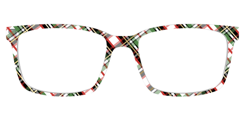 The Evergreen Plaid with Foil Crystal - Kirby Top - Pair Eyewear