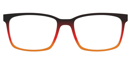 The Espresso to Pumpkin Gradient - Kirby Top - Pair Eyewear