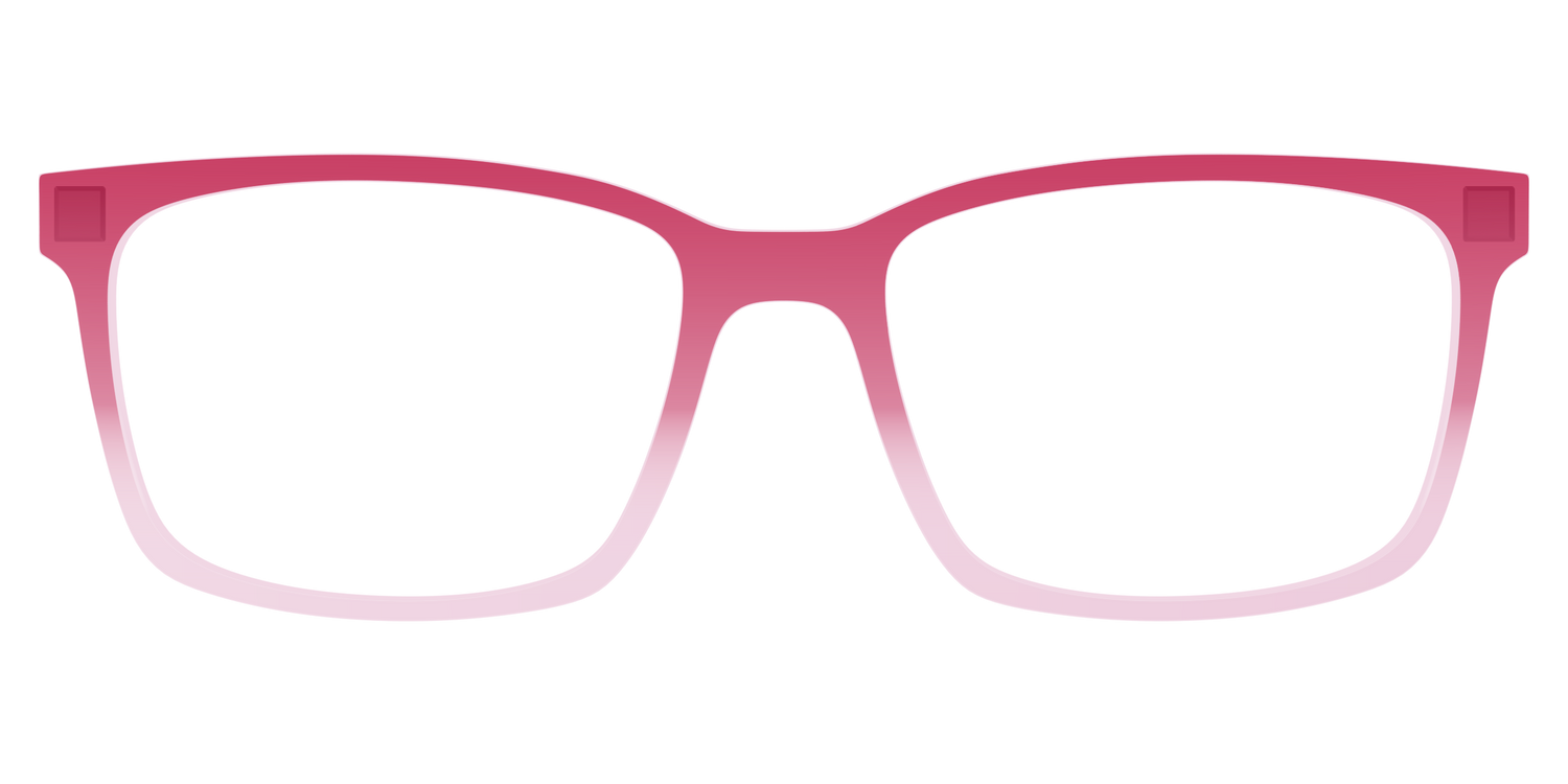 The Flamingo to Blush Gradient Crystal - Lifestyle Kirby Top Image - Pair Eyewear