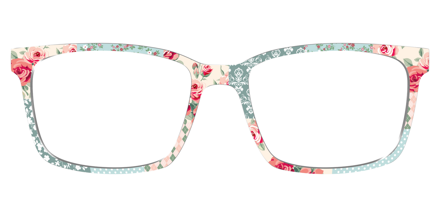 The Floral Patchwork - Lifestyle Kirby Top Image - Pair Eyewear