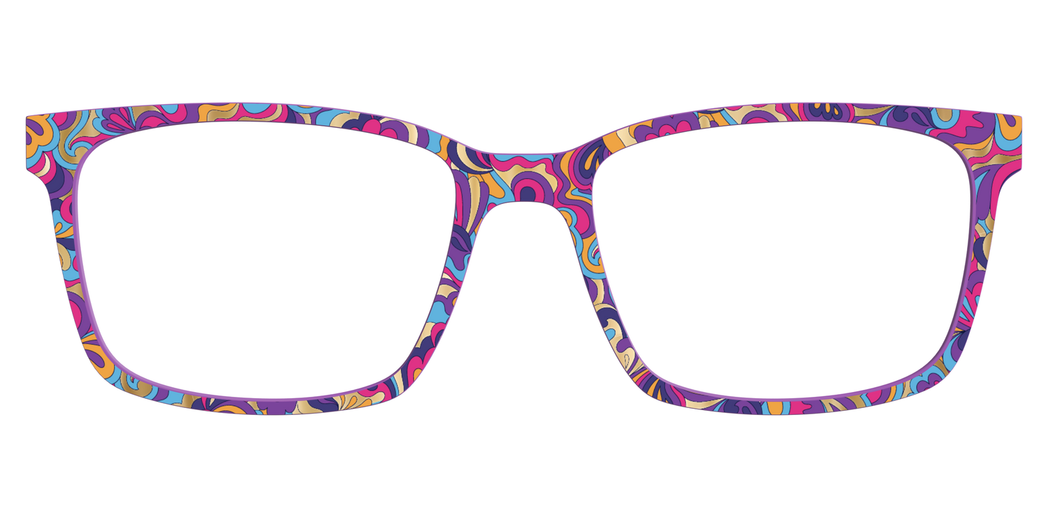 The Flower Power Paisley with Gold Foil - Lifestyle Kirby Top Image - Pair Eyewear