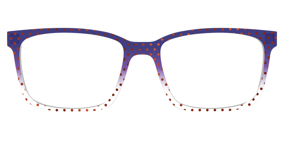 The Galactic Plum Gradient Crystal Polka Dots - Lifestyle Kirby Top Image - Pair Eyewear
