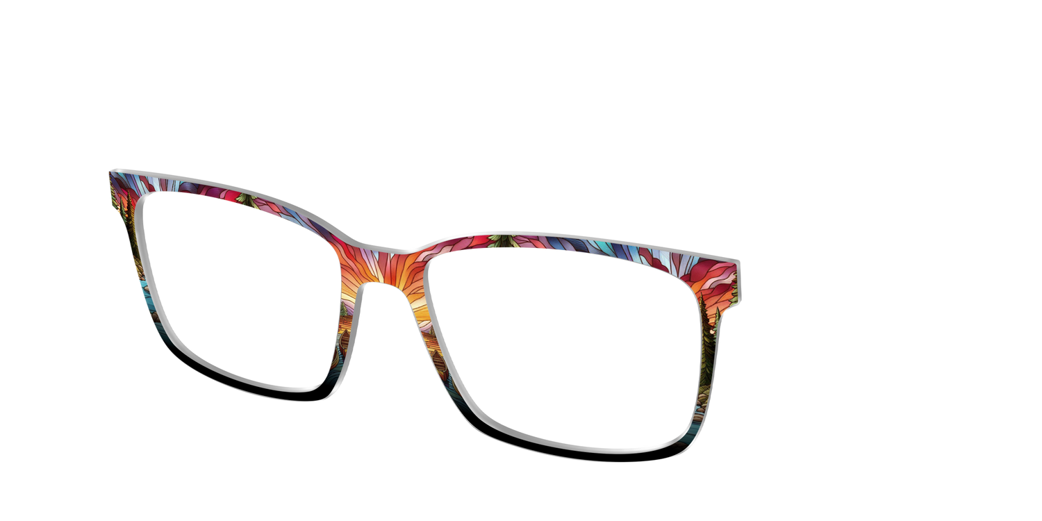 The Great Outdoors Stained Glass - Angle Top Image - Pair Eyewear