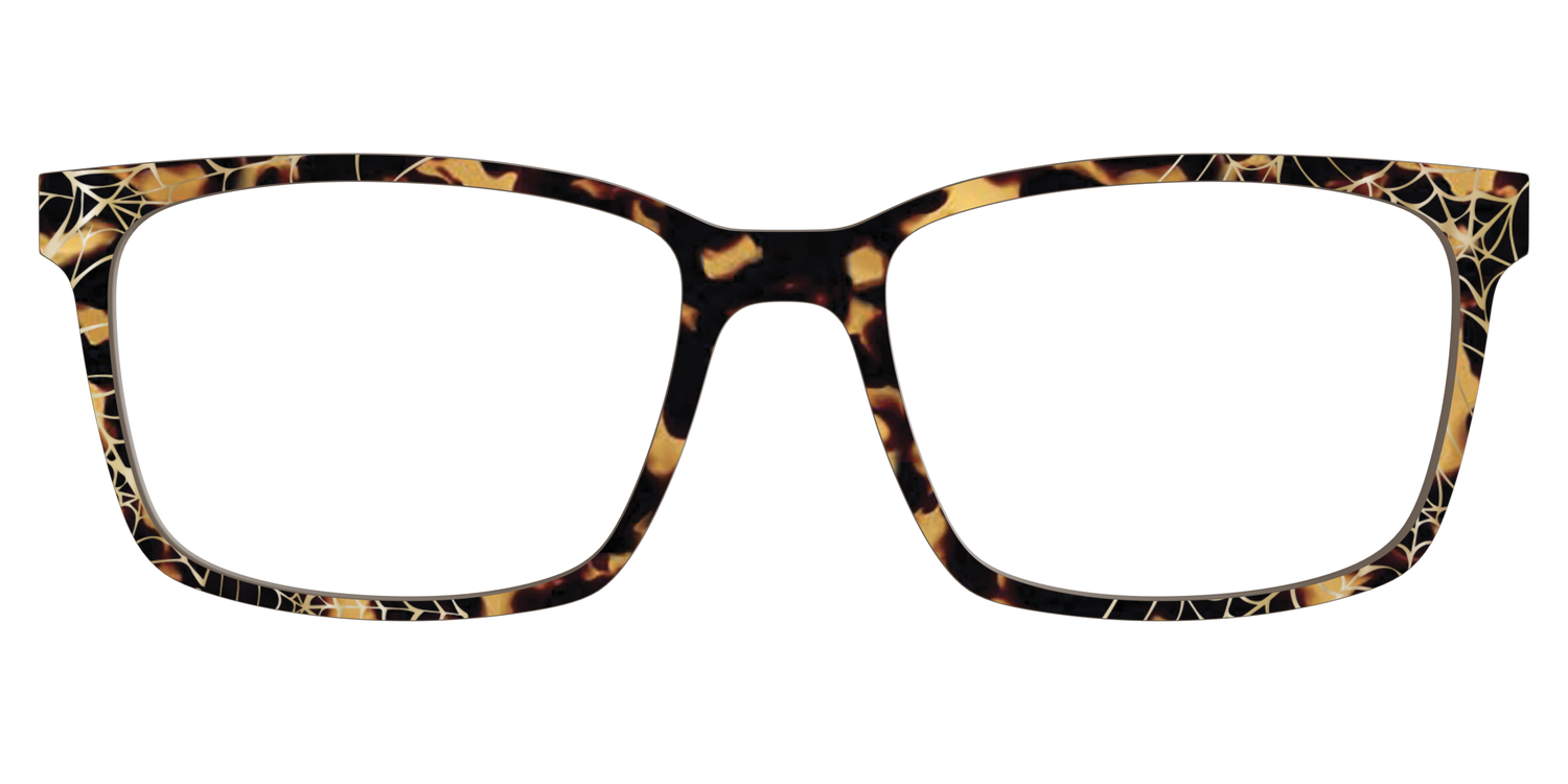 The Haunted Tortoise with Gold Foil Webs - Lifestyle Kirby Top Image - Pair Eyewear