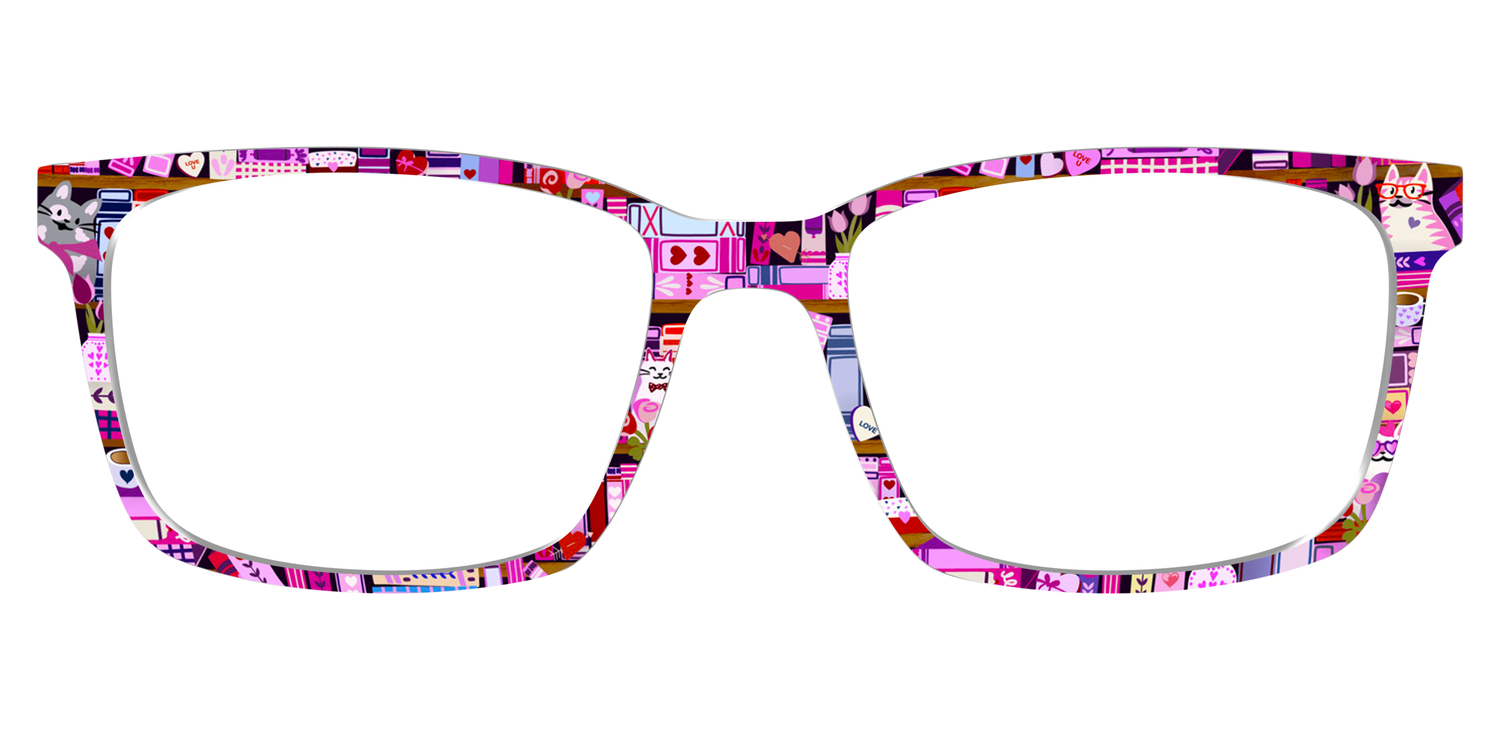 The Heartfelt Bookshelf - Lifestyle Kirby Top Image - Pair Eyewear
