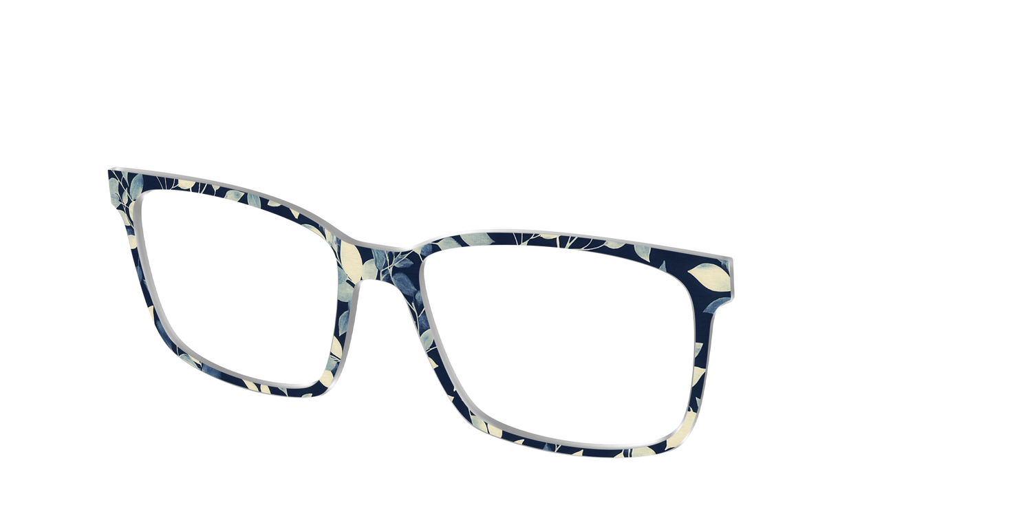 The Indigo Leaves - Angle Top Image - Pair Eyewear
