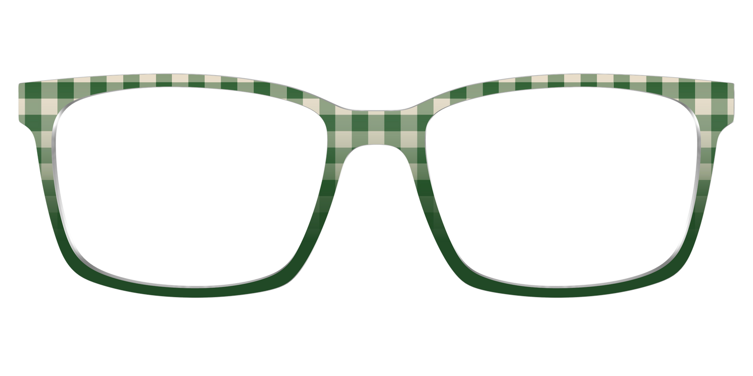 The Kelly Green Gingham - Lifestyle Kirby Top Image - Pair Eyewear
