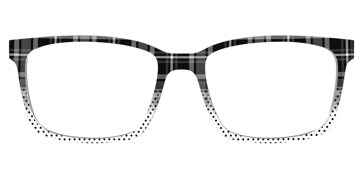 The Monochrome Plaid & Polka Dots - Lifestyle Kirby Top Image - Pair Eyewear