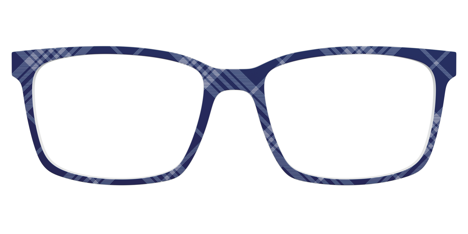 The Navy Twill Plaid - Lifestyle Kirby Top Image - Pair Eyewear