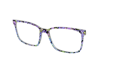 The Night-Blooming Stained Glass - Angle Top Thumbnail - Pair Eyewear