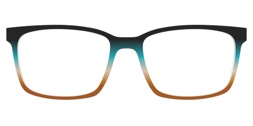 The Onyx to Rust Gradient - Kirby Top - Pair Eyewear