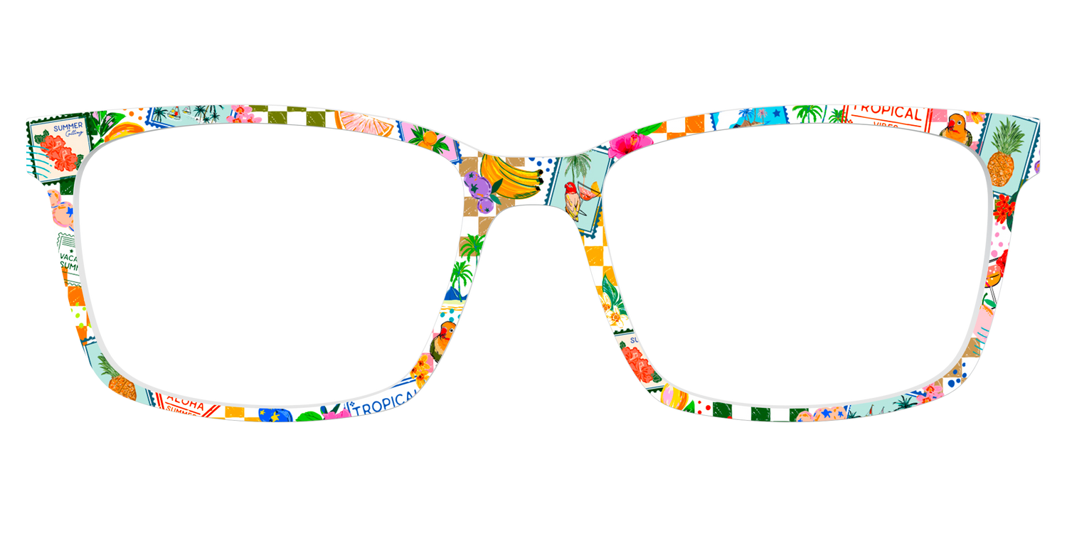 The Paradise Postage - Lifestyle Kirby Top Image - Pair Eyewear