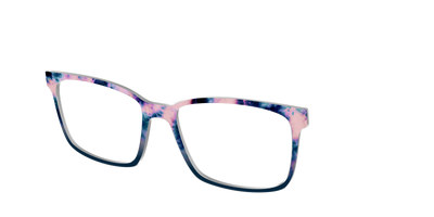The Petal Pink Tie-Dye - Angle Top Thumbnail - Pair Eyewear