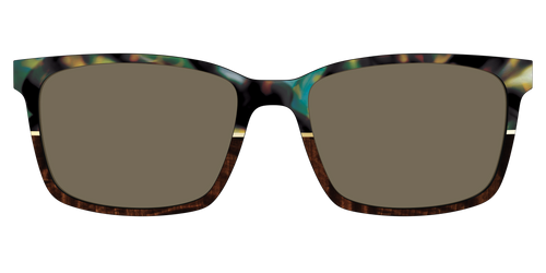 The Polarized Mirage Split with Gold Foil Sun Top - Kirby Top - Pair Eyewear