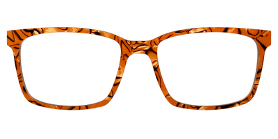 The Pumpkin Pearl Swirl - Front Top Thumbnail - Pair Eyewear