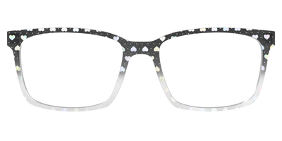 The Rainbow Foil Hearts Gradient Crystal - Front Top Thumbnail - Pair Eyewear