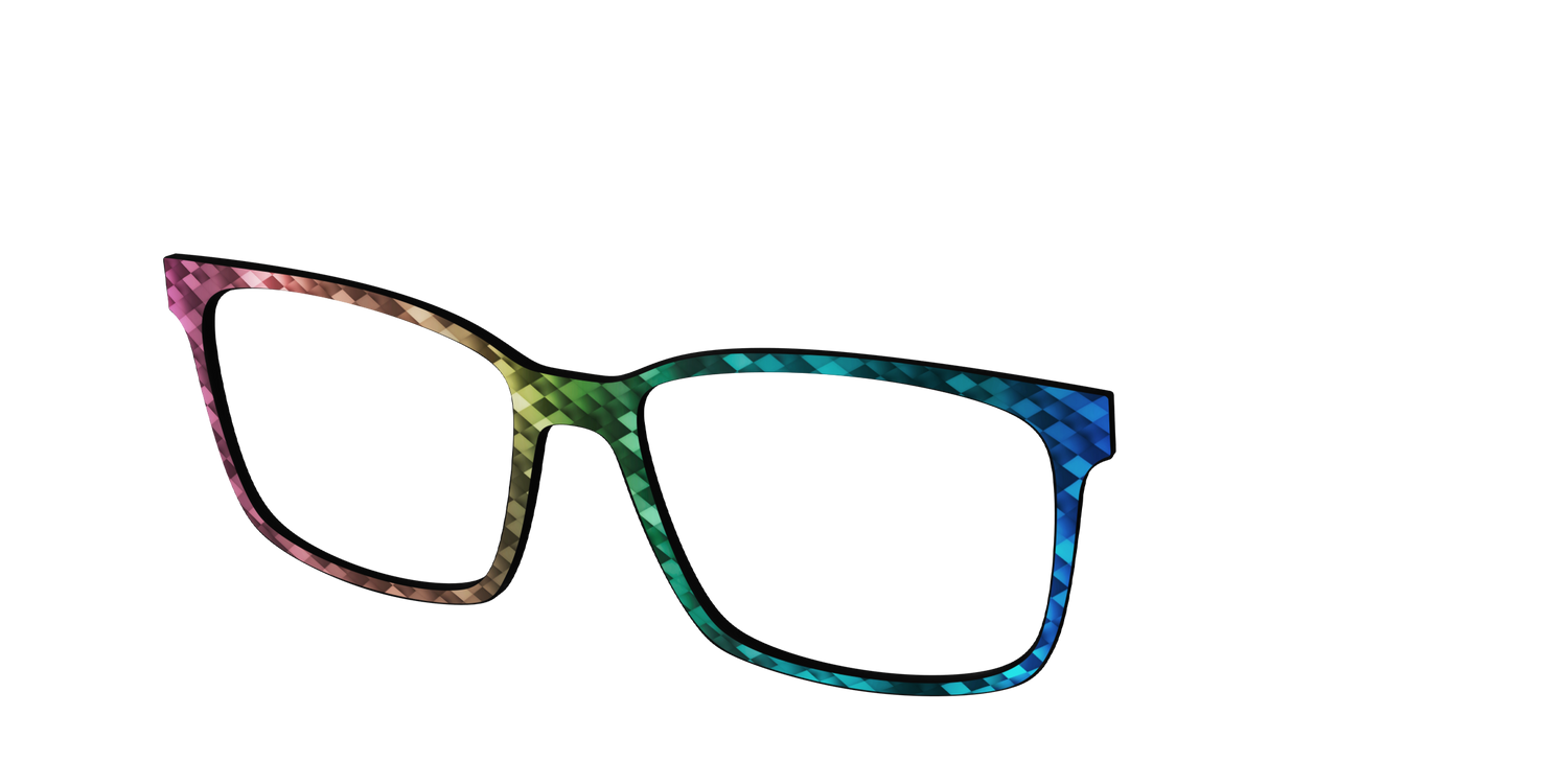 The Rainbow Prism - Angle Top Image - Pair Eyewear