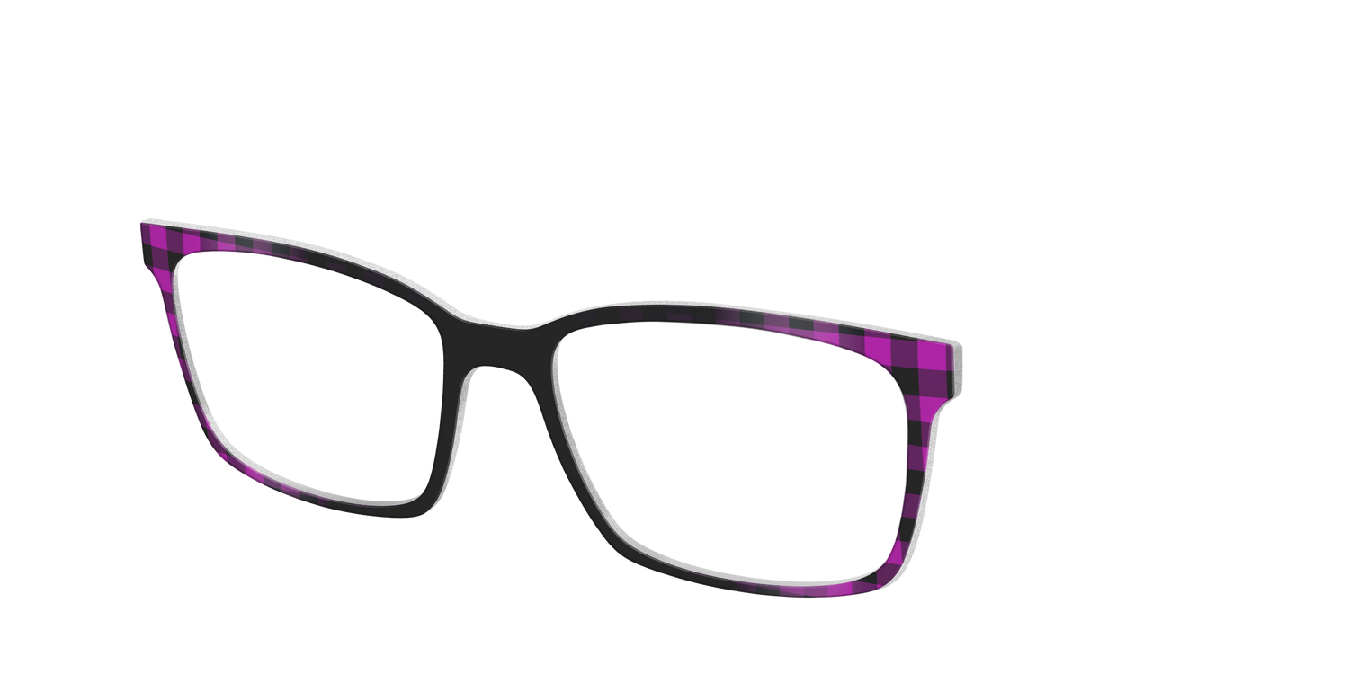 The Reimagined Plaid - Angle Top Image - Pair Eyewear