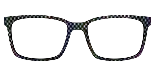 The Silver Iridescent Ripple - Kirby Top - Pair Eyewear