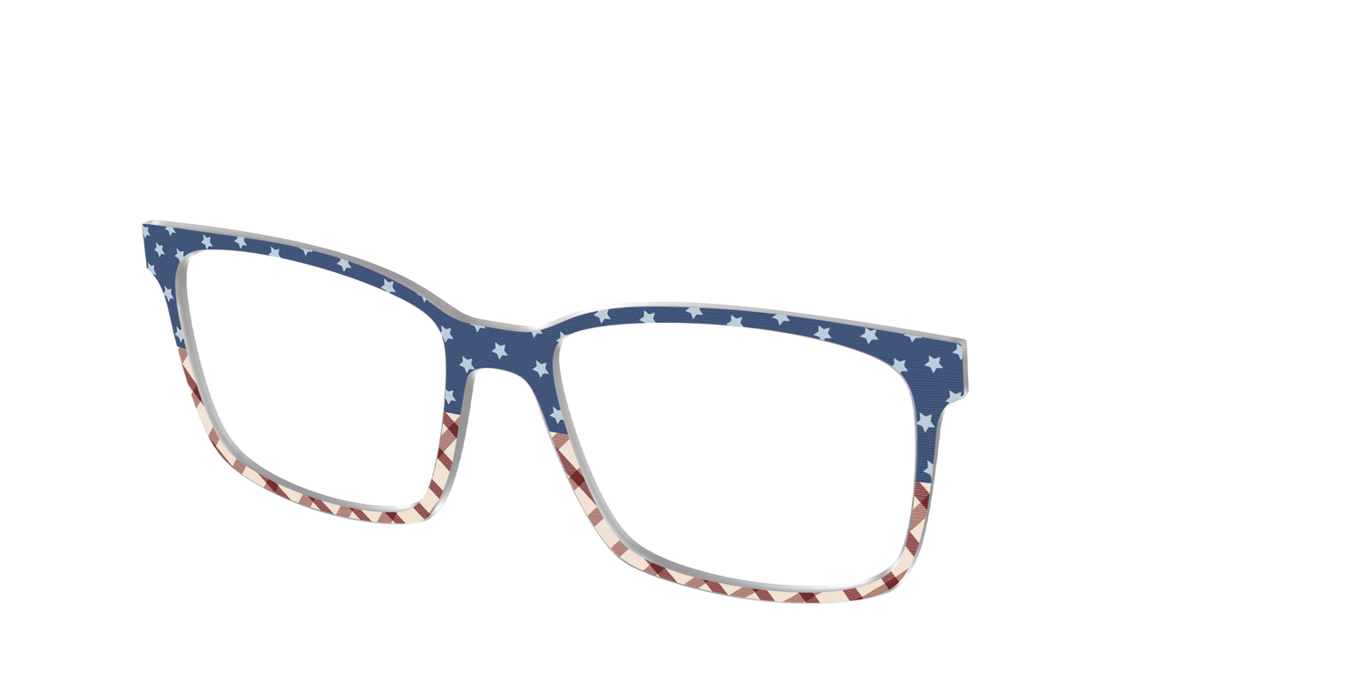 The Starry Gingham Split - Angle Top Image - Pair Eyewear
