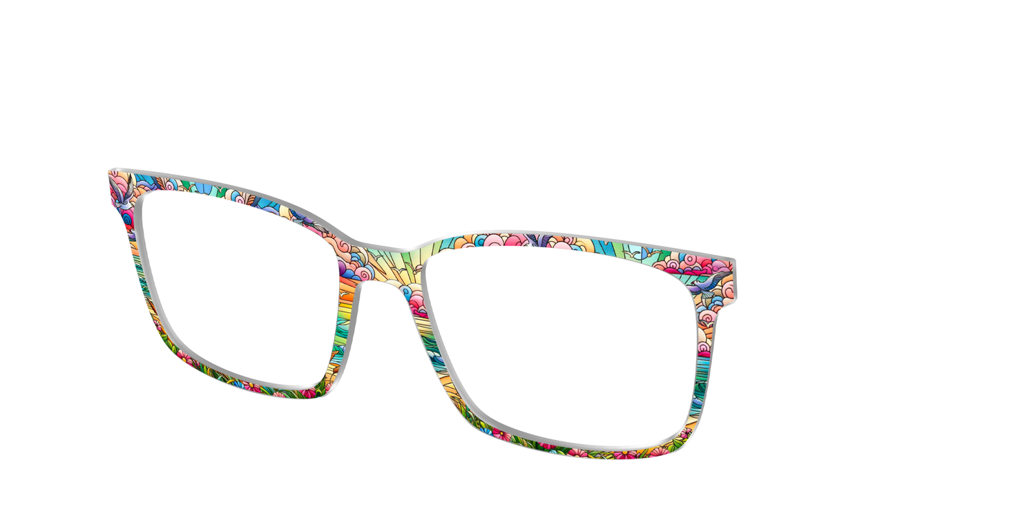 The Sun-Drenched Stained Glass - Angle Top Image - Pair Eyewear