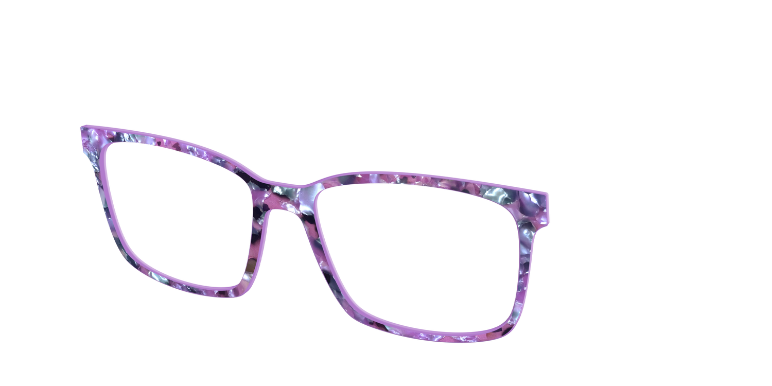 The Sunset Hibiscus Pearl Tortoise - Angle Top Image - Pair Eyewear