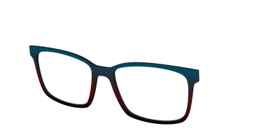 The Teal to Espresso Gradient - Angle Top Thumbnail - Pair Eyewear