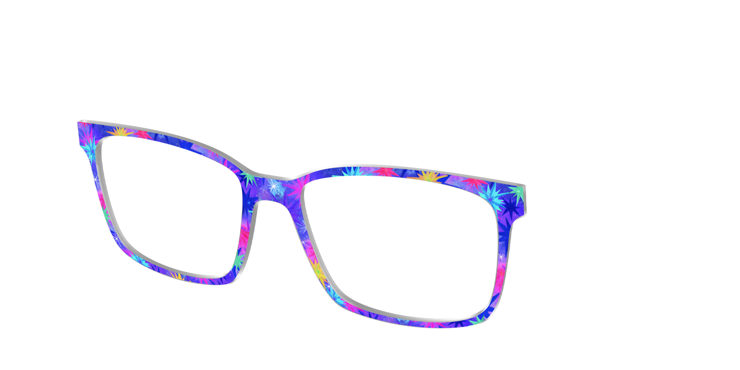 The Tie-Dye Starbursts - Angle Top Image - Pair Eyewear