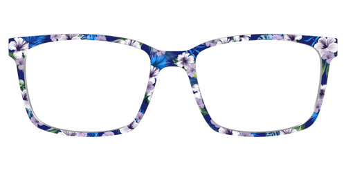 The Tropical Blue Blossoms - Kirby Top - Pair Eyewear