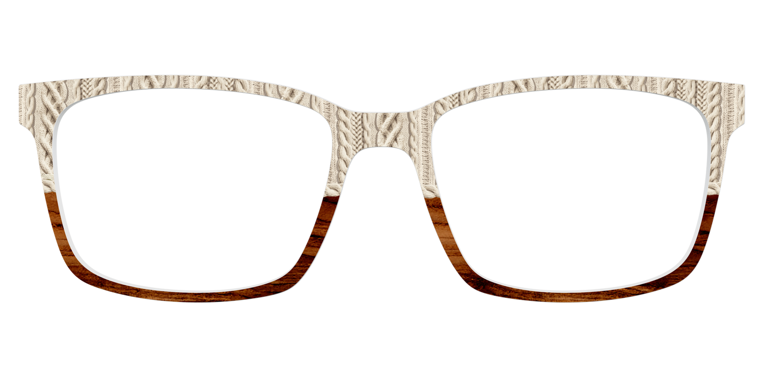 The Woven Wood Split - Lifestyle Kirby Top Image - Pair Eyewear