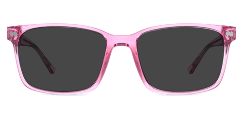 The Kirby - Pink Glitter Clear Sun - Pair Eyewear
