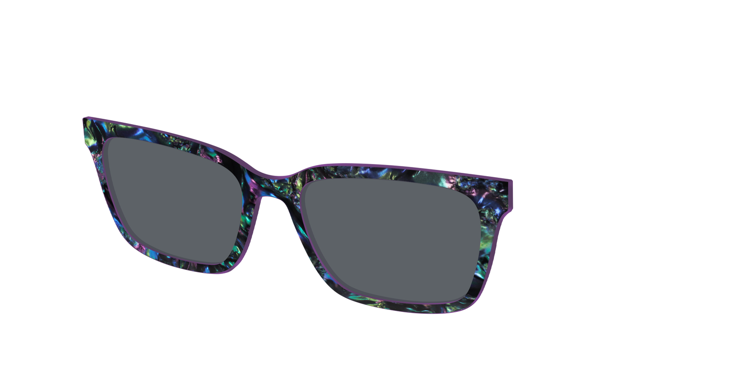 The Polarized Abalone Sun Top - Angle Top Image - Pair Eyewear