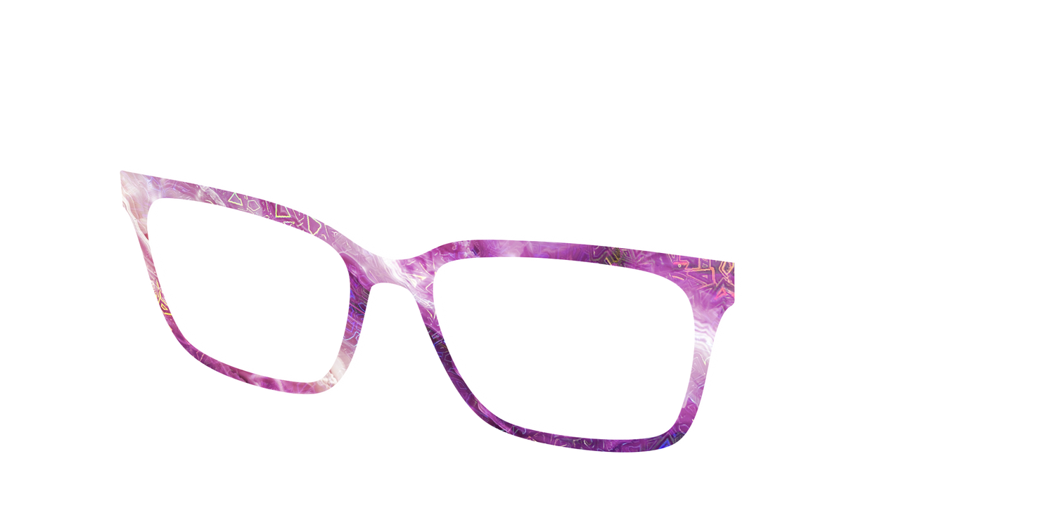 The Amethyst Geode - Angle Top Image - Pair Eyewear