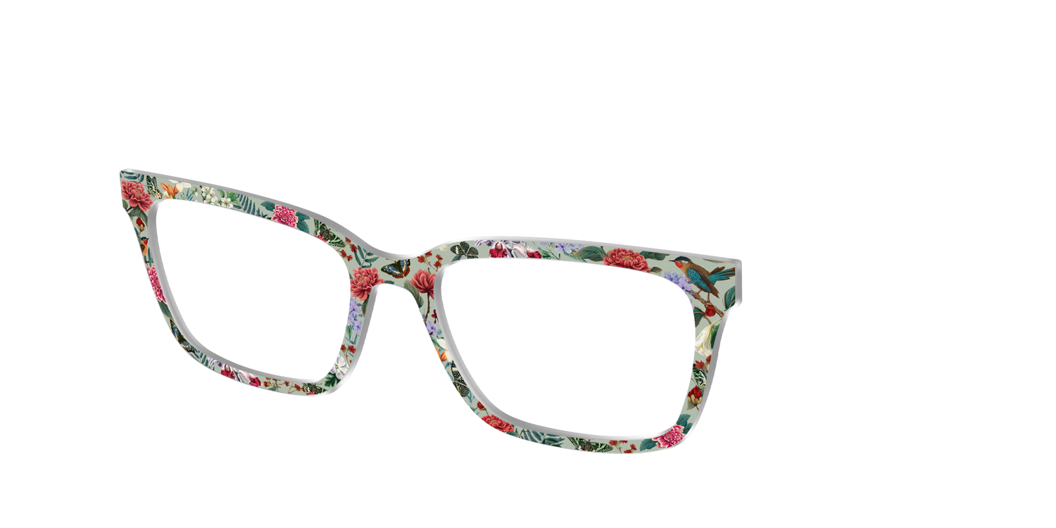The Antique Floral - Angle Top Image - Pair Eyewear
