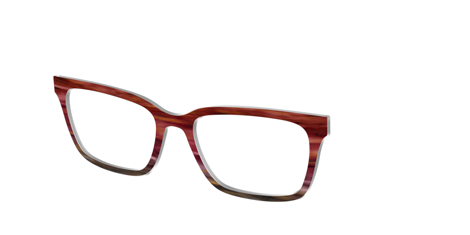 The Auburn Gradient Horn - Angle Top Image - Pair Eyewear