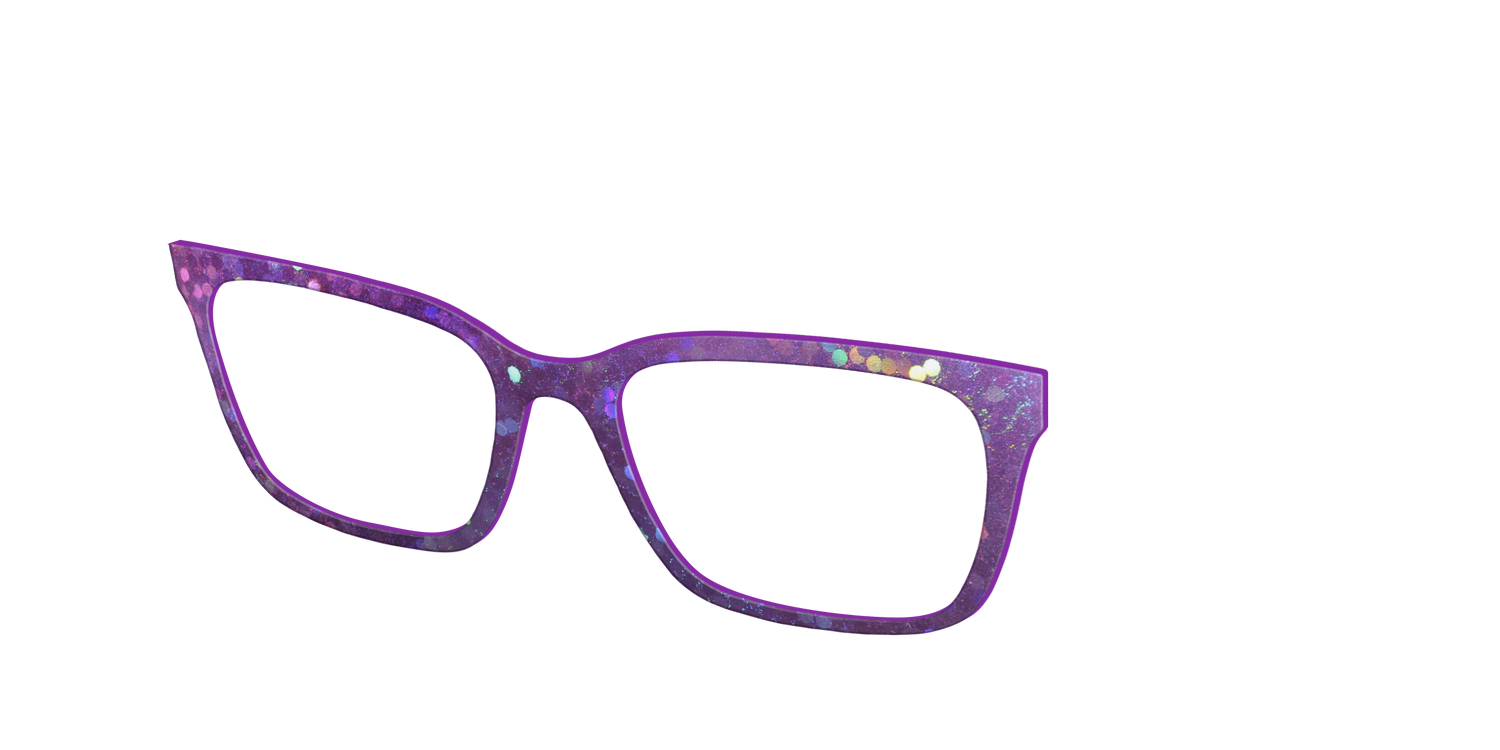 The Berry Jam Hexagons - Angle Top Image - Pair Eyewear
