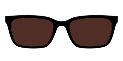 The Black with Brown Golf lens - Front Top Thumbnail - Pair Eyewear