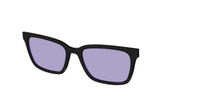 The Black With Celestial Purple Lens - Angle Top Thumbnail - Pair Eyewear