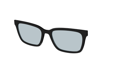 The Black With Slate Blue Lens - Angle Top Thumbnail - Pair Eyewear