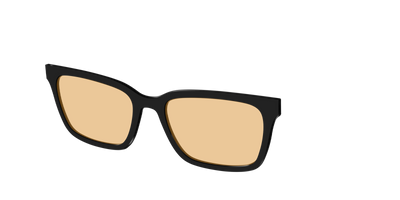 The Black With Umber Brown Lens - Angle Top Thumbnail - Pair Eyewear