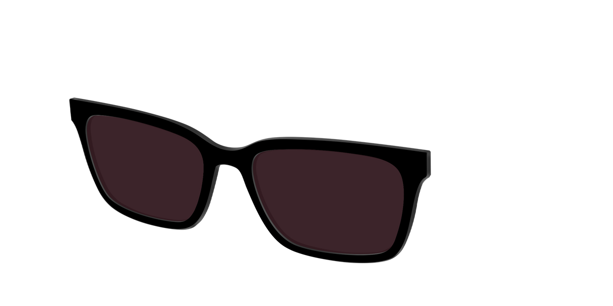 The Black with Water lens - Angle Top Image - Pair Eyewear