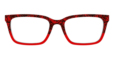 The Blood Red Lace Split - Front Top Thumbnail - Pair Eyewear
