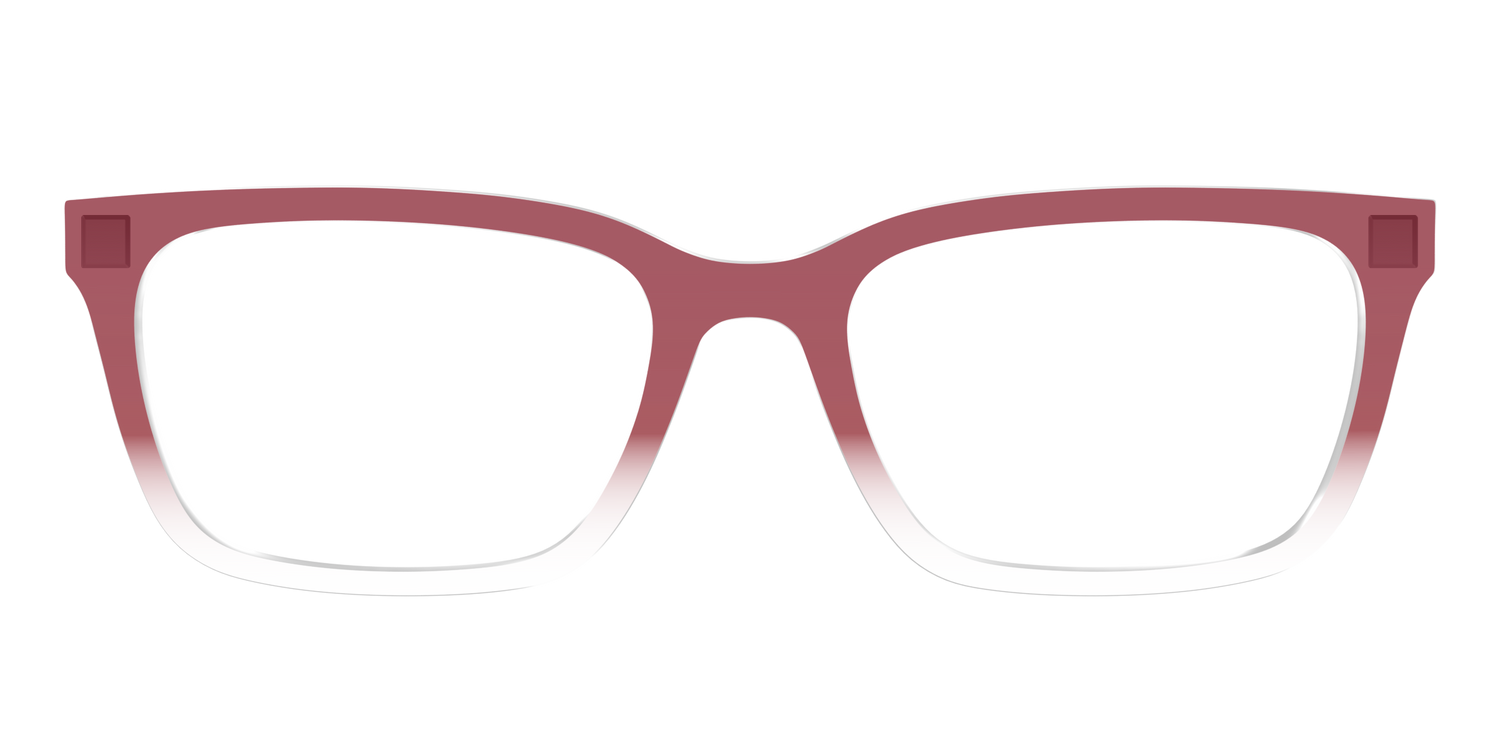 The Burgundy Gradient Crystal - Front Top Image - Pair Eyewear
