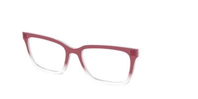 The Burgundy Gradient Crystal - Angle Top Thumbnail - Pair Eyewear
