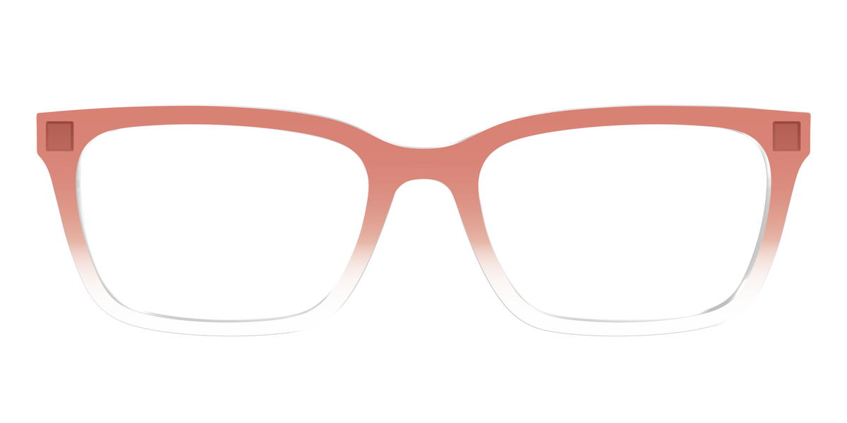 The Burnt Orange Gradient Crystal - Front Top Image - Pair Eyewear