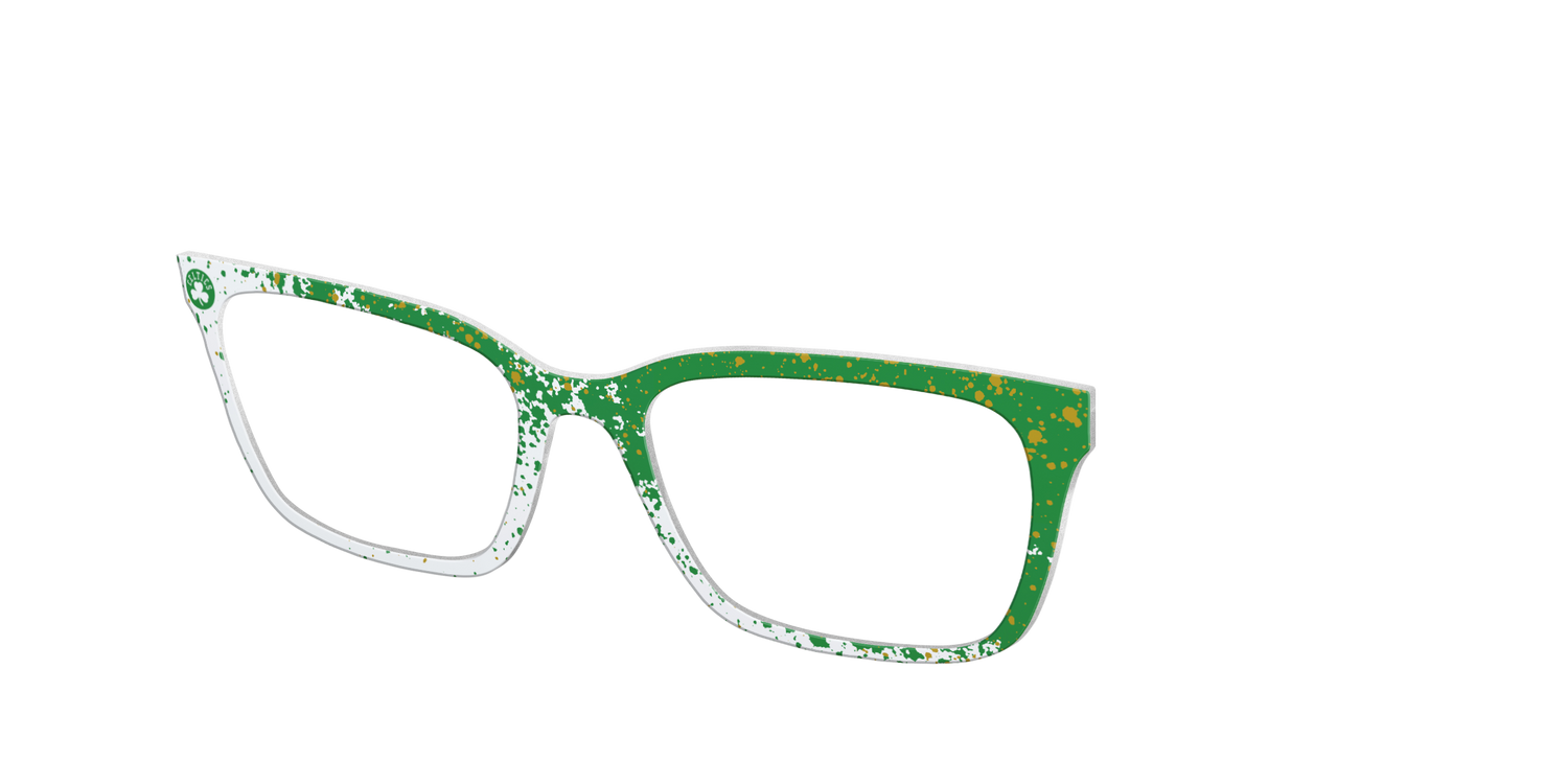 Celtics Splatter - Angle Top Image - Pair Eyewear